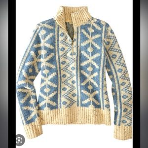 NWT Womens Toad & Co Quarter Zip Sweater Size Medium